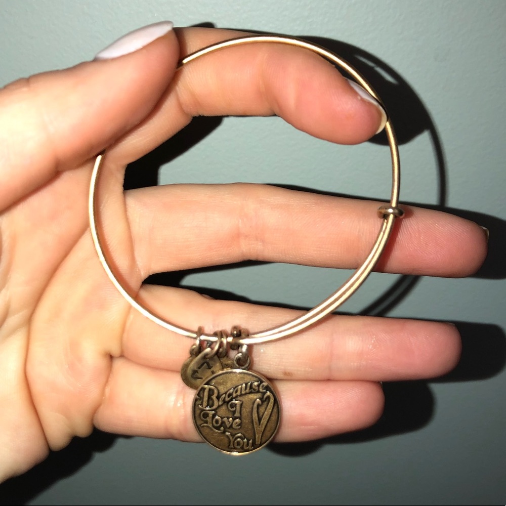 Alex & Any Gold “Because I Love You” Bracelet